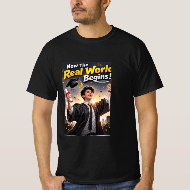 Goldene Abschlussfeier 2026 T-Shirt (Vorderseite)