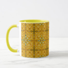 Goldene abstrakte Kaffeetasse
