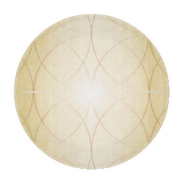 Goldene abstrakte Linien Schneidebrett