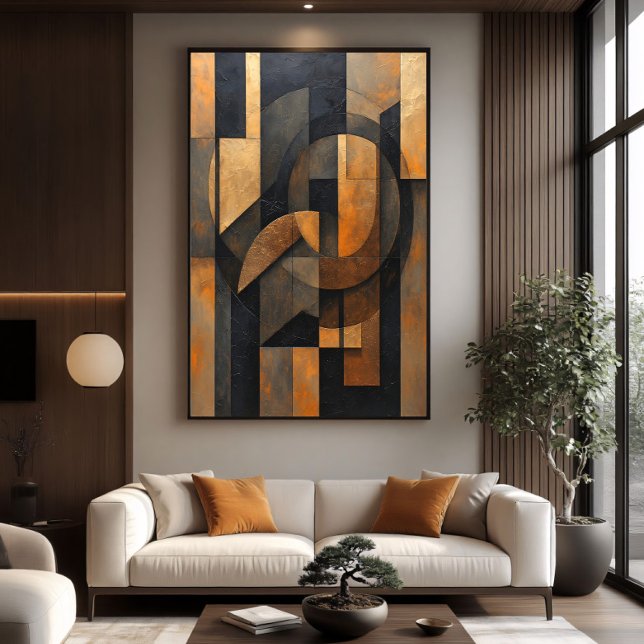 Goldene Abstraktion Poster (Von Creator hochgeladen)