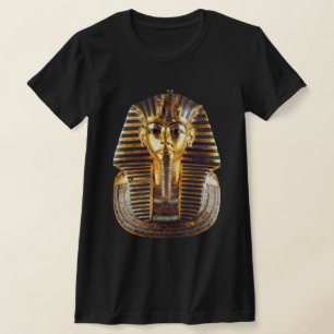 Goldene ägyptische Pharaonenmasken-Kunst T-Shirt