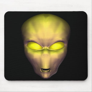Goldene Alien Mousepad