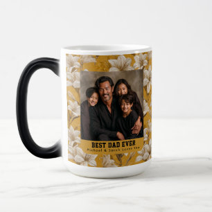 Goldene Amaryllis Textur Daddy Pop Familie Verwandlungstasse