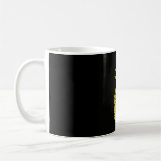 Goldene Ananas-Tasse Kaffeetasse