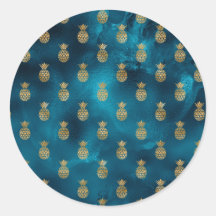 Goldene Aquamarine Muschel Eleganter Chic Stilvoll