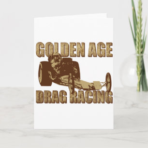goldene Ära Drag Racing Digger Dragster Karte