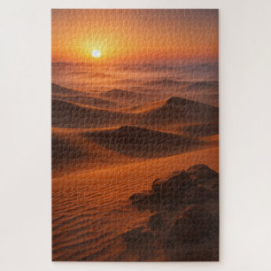 Goldene Arabische Wüsten-Dämmerung – Kinematische  Puzzle