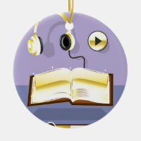 Goldene Audiobook vektorkunst-Ikone