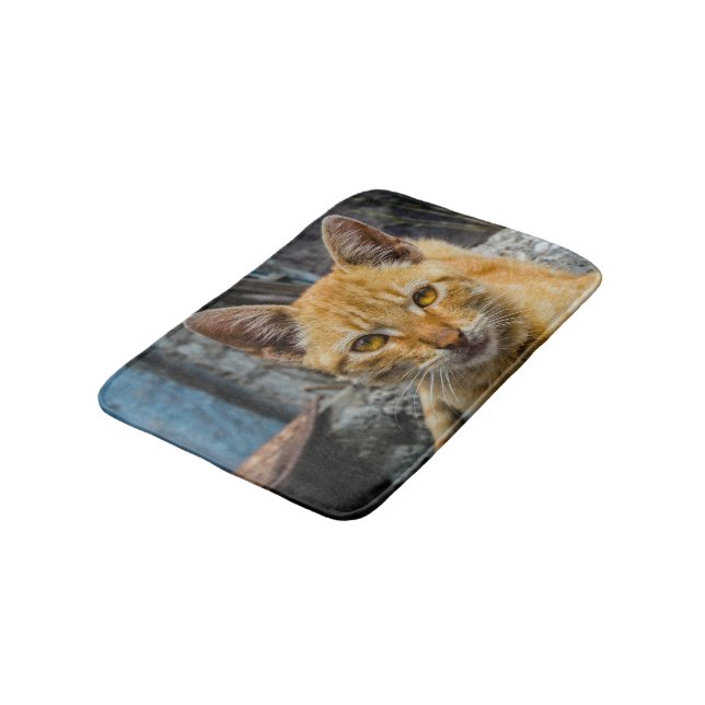 Goldene Augen Badematte (Schrägansicht)