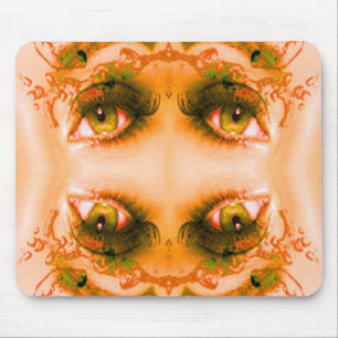 Goldene Augen Mousepad