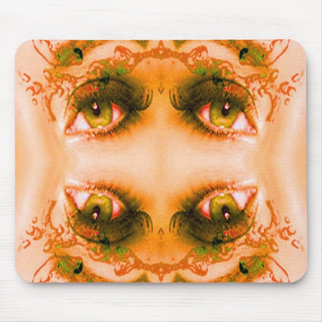 Goldene Augen Mousepad (Vorne)
