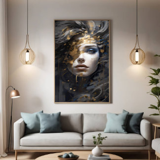 Goldene Aura Poster