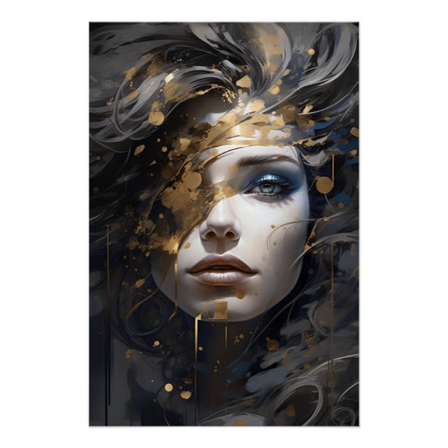 Goldene Aura Poster (Vorderseite)