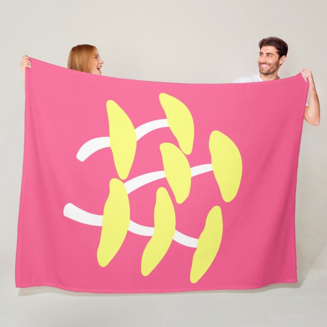 Goldene Auster-Fleece-Decke Fleecedecke (Beispiel)