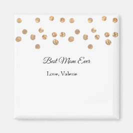 Goldene Bälle Glitzer Mama gibt Mutter je einen Na Magnet