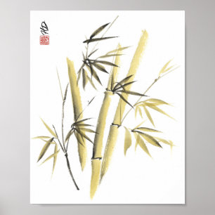 Goldene Bambusharmonie Poster