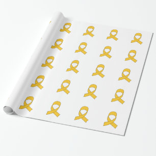 Goldene Band Zeichnung Geschenkpapier