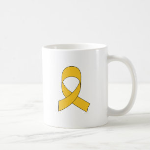 Goldene Band Zeichnung Tasse