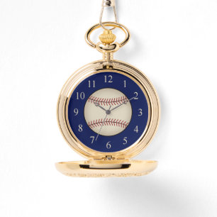 Goldene Baseball-Taschenuhr Armbanduhr
