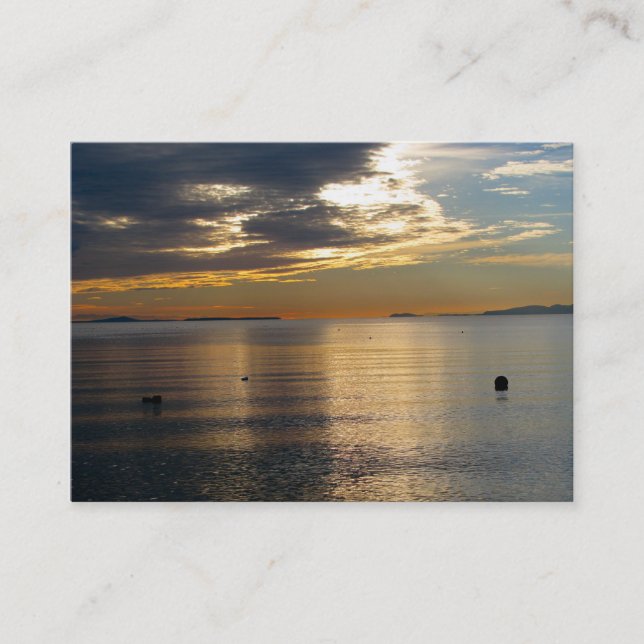 Goldene Beams Visitenkarte (Vorderseite)