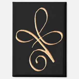 Goldene bedingungslose Liebe Magnet