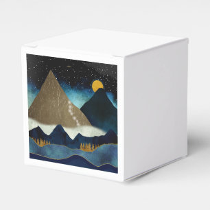 Goldene Bergketten Geschenkschachtel