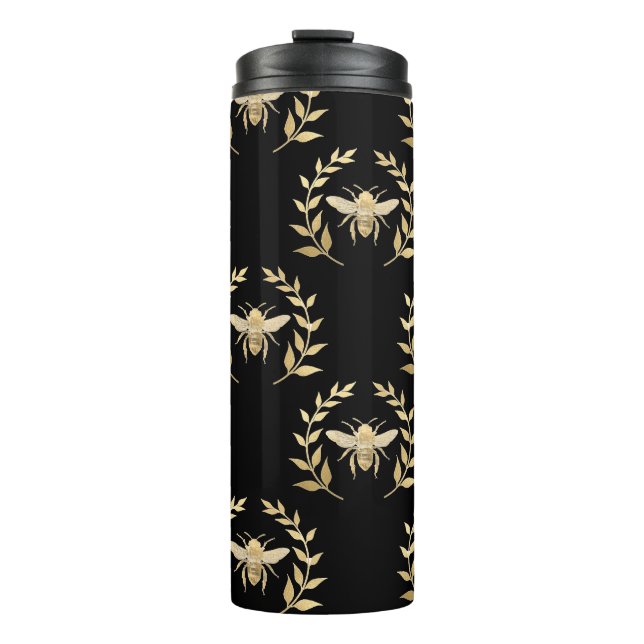 Goldene Biene Thermosbecher (Vorderseite)