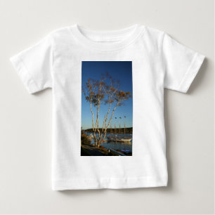 Goldene Birne mit Schiff Baby T-shirt