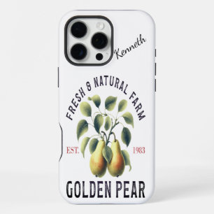 Goldene Birnen aus einem natürlichen Bauernhof iPhone 16 Pro Max Hülle