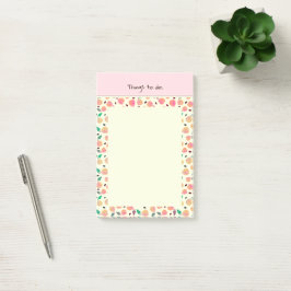 Goldene Birnen Kollektion Pink Post-it Klebezettel