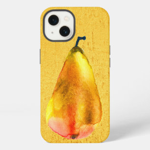 Goldene Birnenfrucht Kunst iPhone 13 Hülle