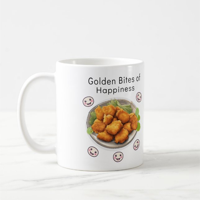 Goldene Bissen des Glücks Kaffeetasse (Links)