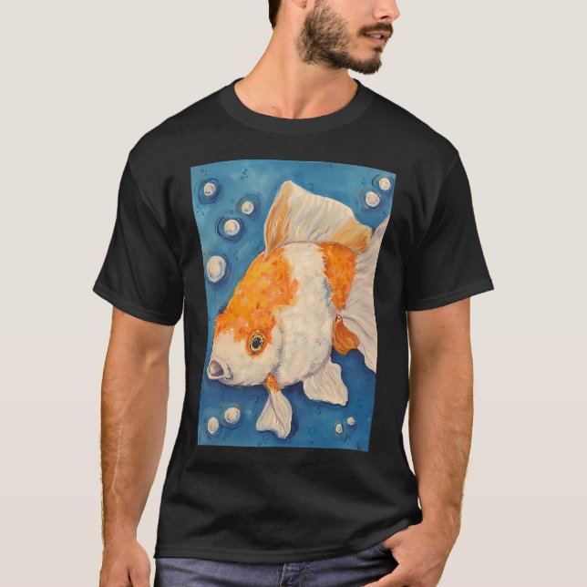 Goldene Blasen T-Shirt (Vorderseite)