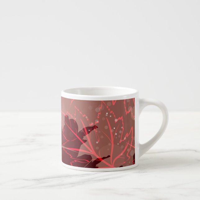 Goldene Blätter 1 Espressotasse (Rechts)