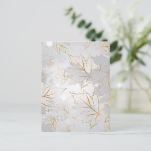 Goldene Blätter 3 Postkarte