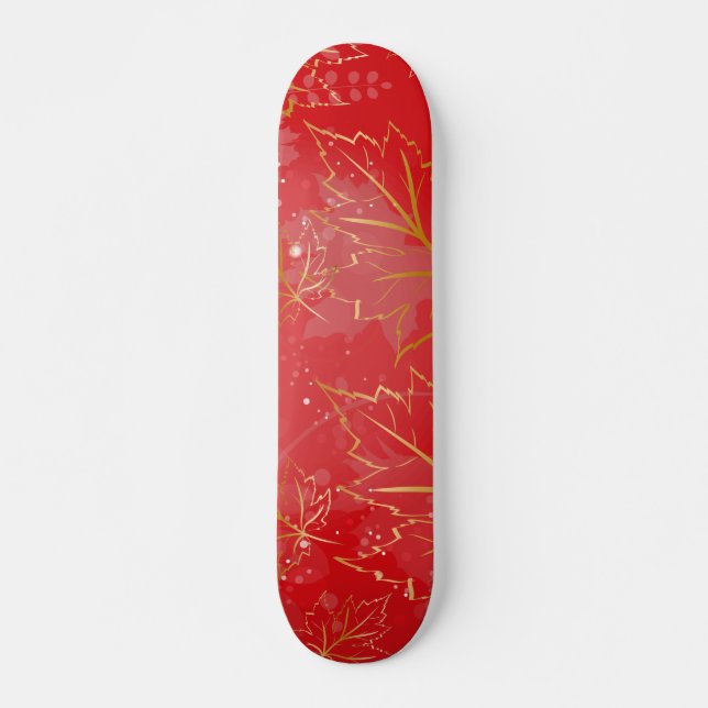 Goldene Blätter 6 Skateboard (Vorne)