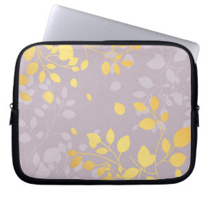 Goldene Blätter 9 Laptopschutzhülle