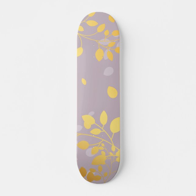 Goldene Blätter 9 Skateboard (Vorne)