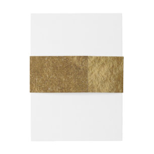 Goldene Blätter Aussehen Moderne Elegante Hochzeit Einladungsbanderole