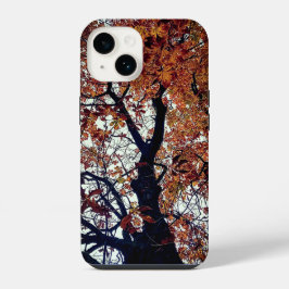 Goldene Blätter iPhone 14 Hülle