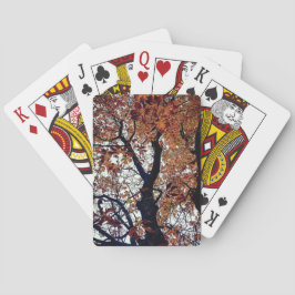 Goldene Blätter Spielkarten