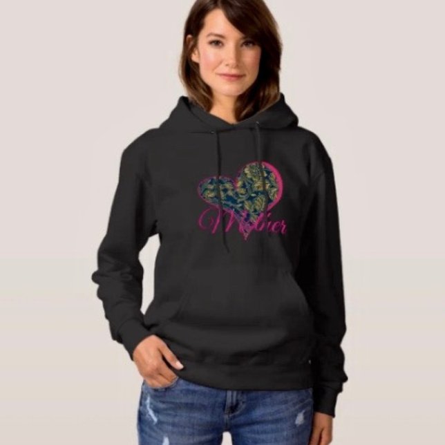 Goldene blaue Eleganz Hoodie (Treat Mom in style—this comfy women’s hoodie makes the perfect heartfelt Mother’s Day gift.

)