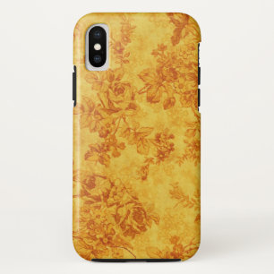 Goldene Blume iPhone X Hülle