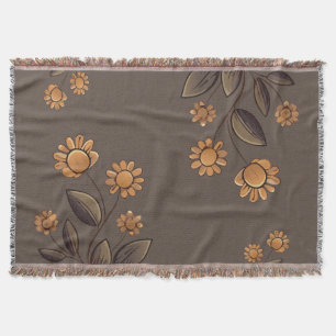 Goldene Blume Decke
