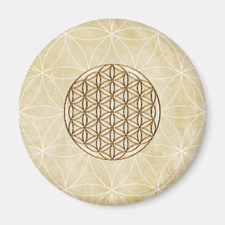 Goldene Blume des Lebens Magnet