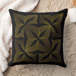 Goldene Blume Kissen