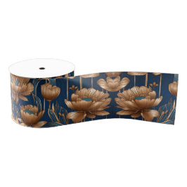 Goldene Blume Ripsband