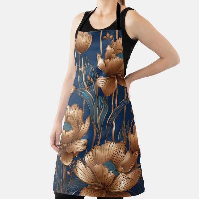 Goldene Blume Schürze (InSitu)