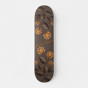 Goldene Blume Skateboard