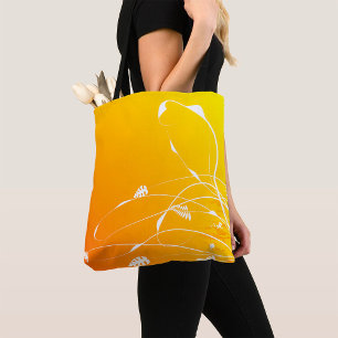 Goldene Blumen-Tasche